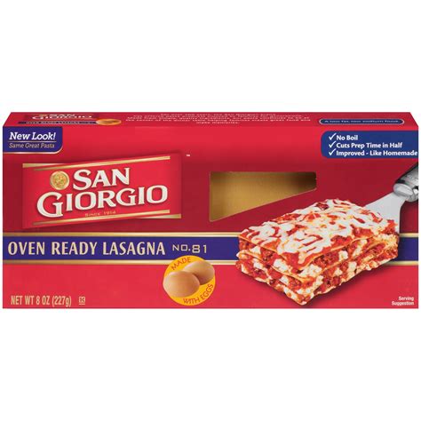 san giorgio oven ready lasagna recipe
